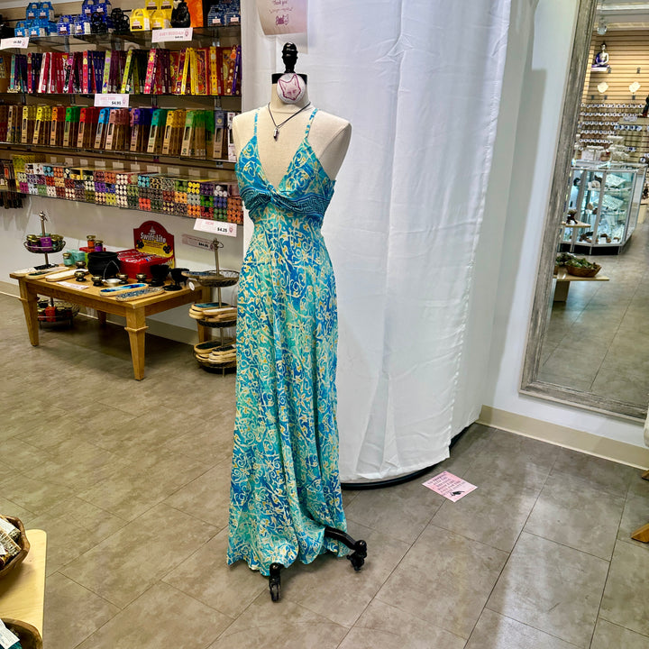 Long Sari Boho Summer Sun Dress
