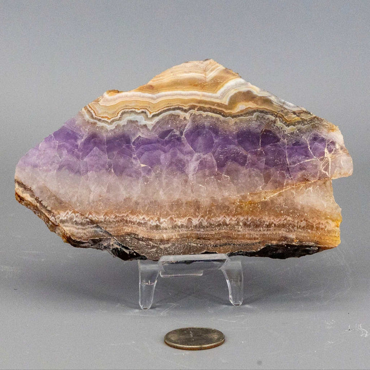 Amethyst "Laced" Agate Crystal Slabs