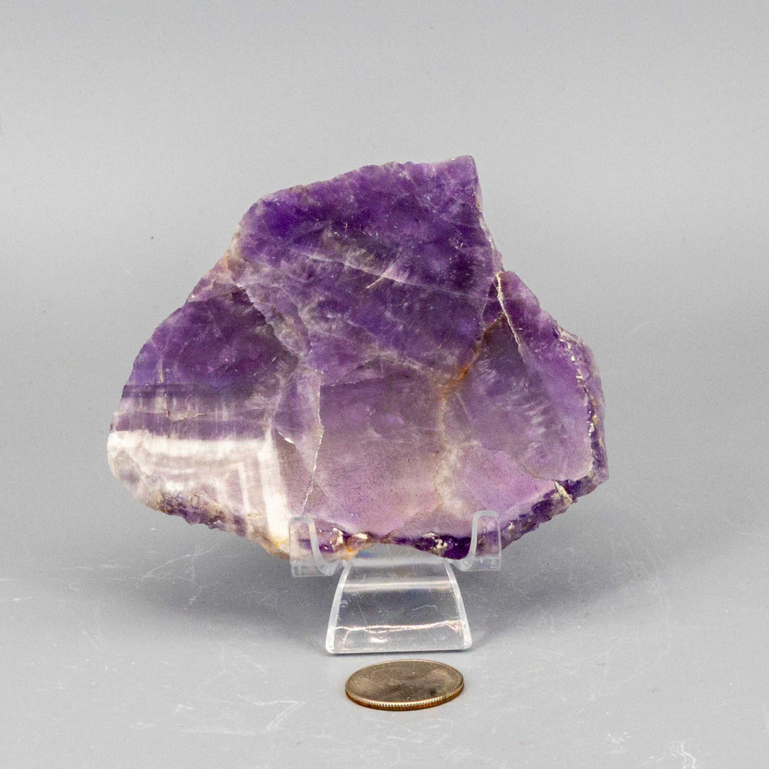 Amethyst Slice, Polished Crystal