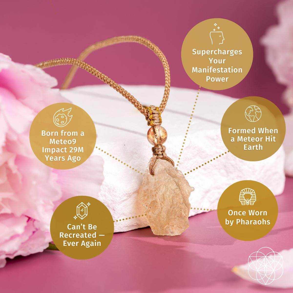 The Destiny Relic – Libyan Desert Glass Pendant