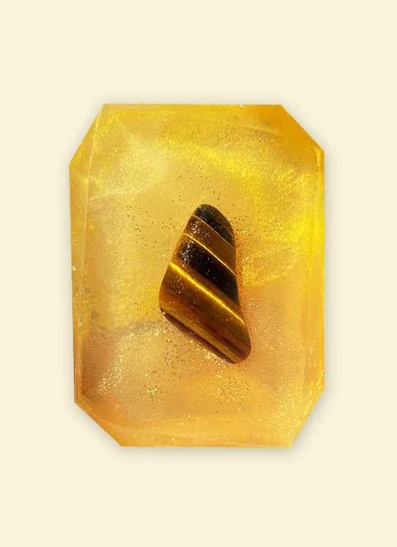 Attracting wealth – Crystal-infused bar soap