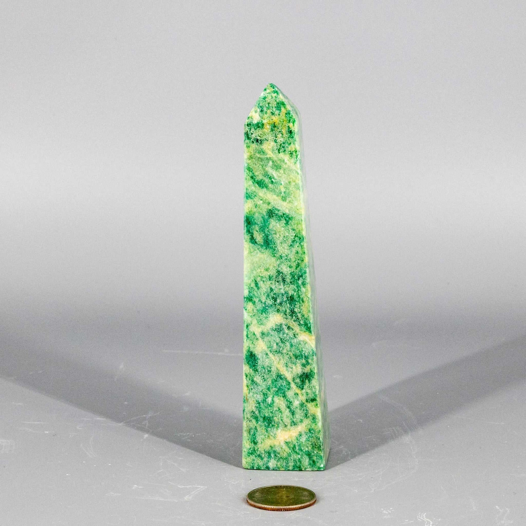 Aventurine Tall Quartz Obelisk Tower