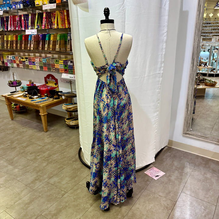 Long Sari Boho Summer Sun Dress