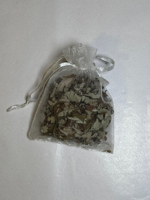 Solar Angel Moon Mugwort Smudge Satchel
