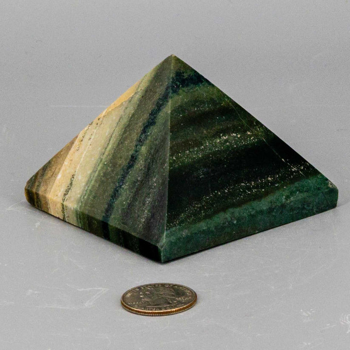 Banded Calcite Pyramid