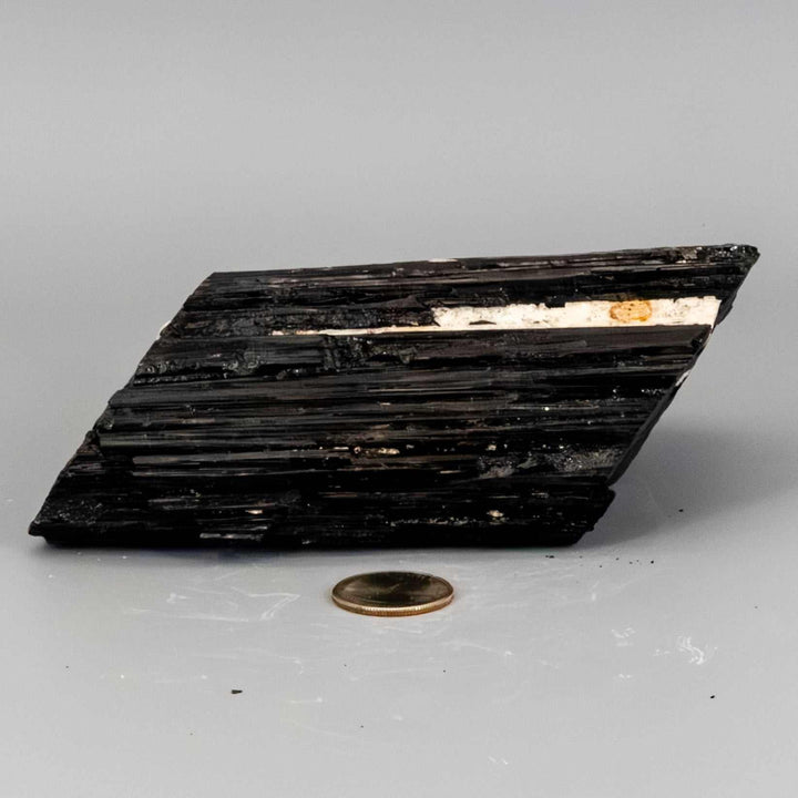Big Black Tourmaline Hunk w/t Quartz Inclusions