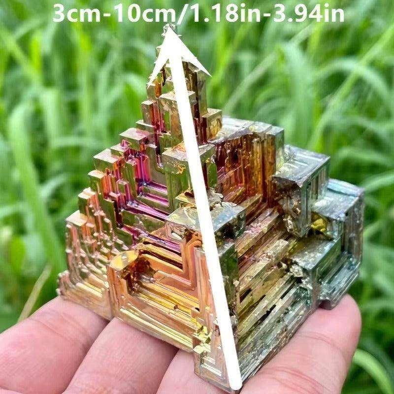 Bismuth Metal Freeform Castles Unique Shapes And Rainbow Tones