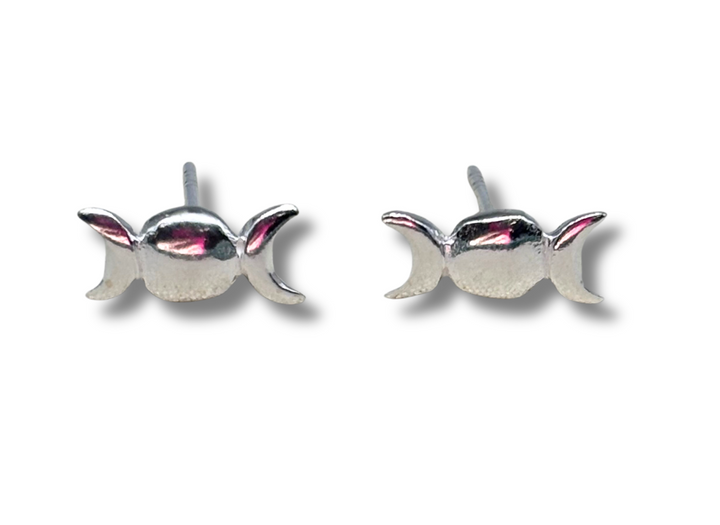 Moon Phase Stud Earrings