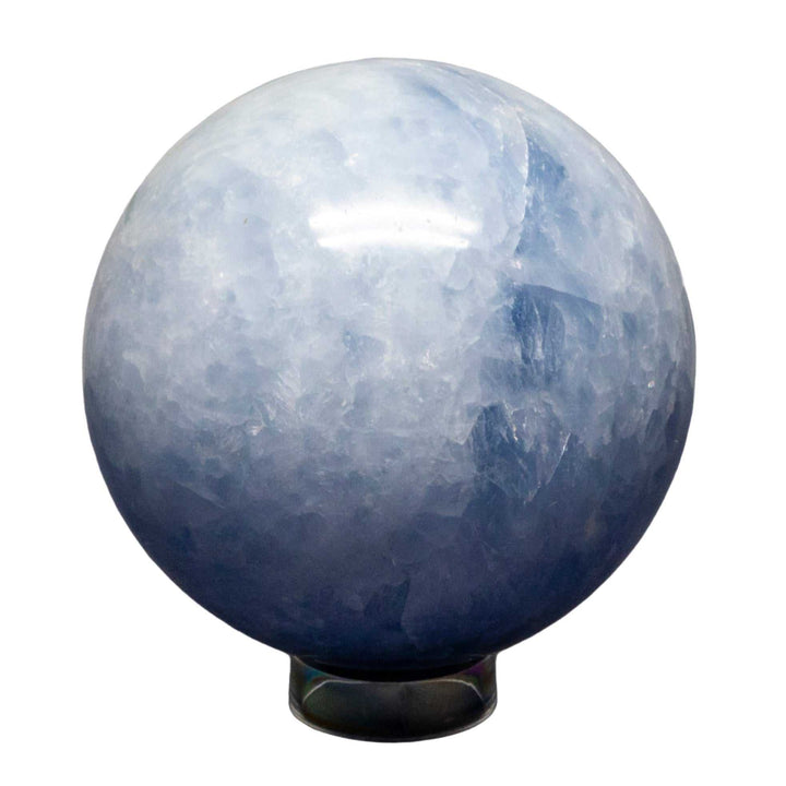 Blue Calcite Sphere 72-93mm