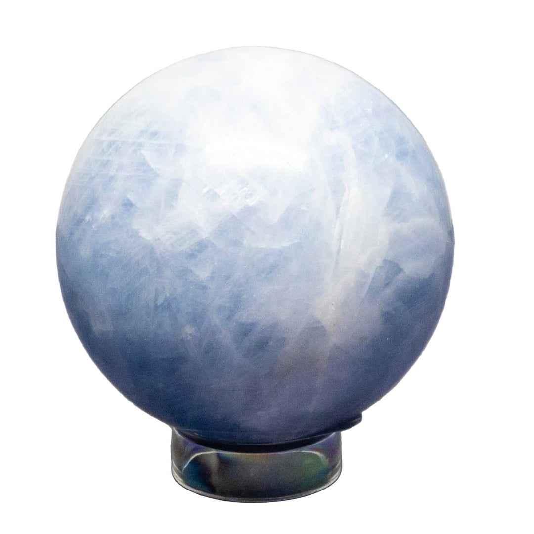 Blue Calcite Sphere 72-93mm