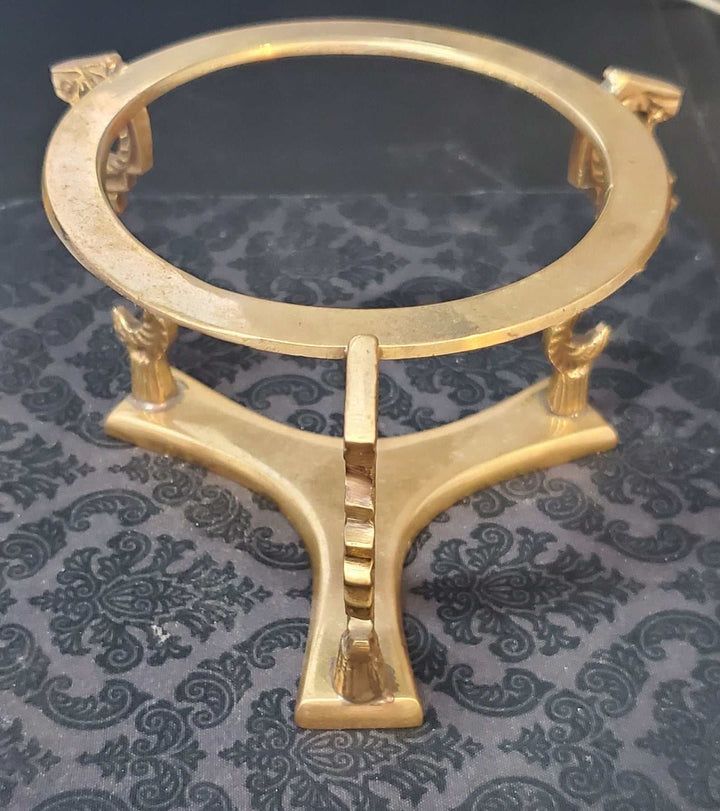 Crystal Sphere Stand - Brass Dragon (3.25X5.25")