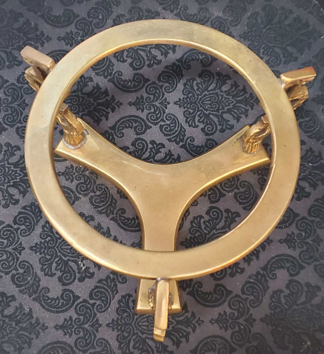 Crystal Sphere Stand - Brass Dragon (3.25X5.25")