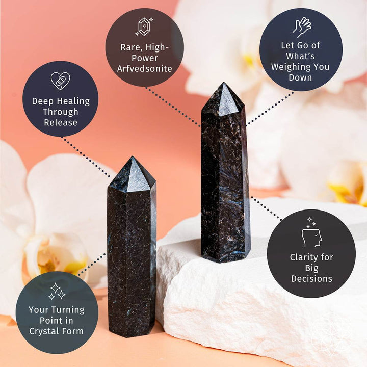 This Is Your Breakthrough – Rare Arfvedsonite Point Tower