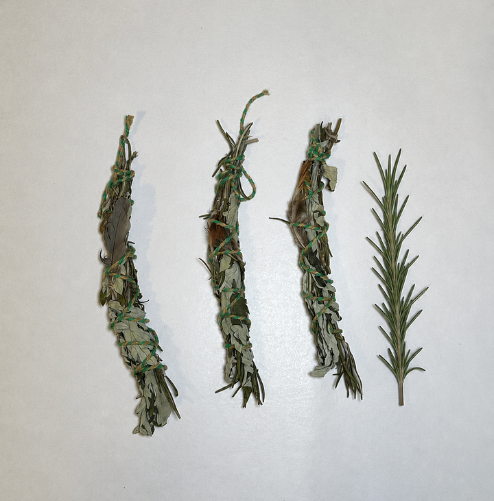 Solar Angel Moon Mugwort Smudge Bundle