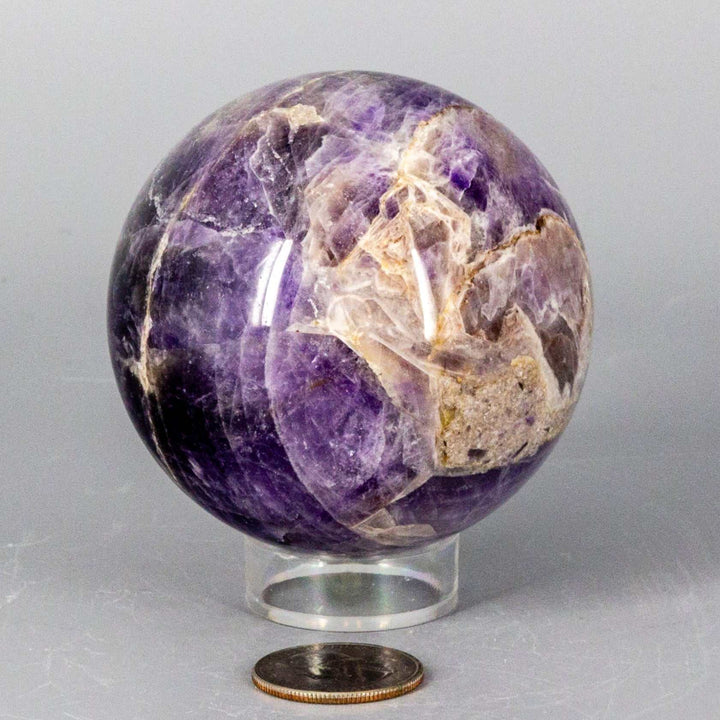 Chevron Amethyst Sphere 58-71MM