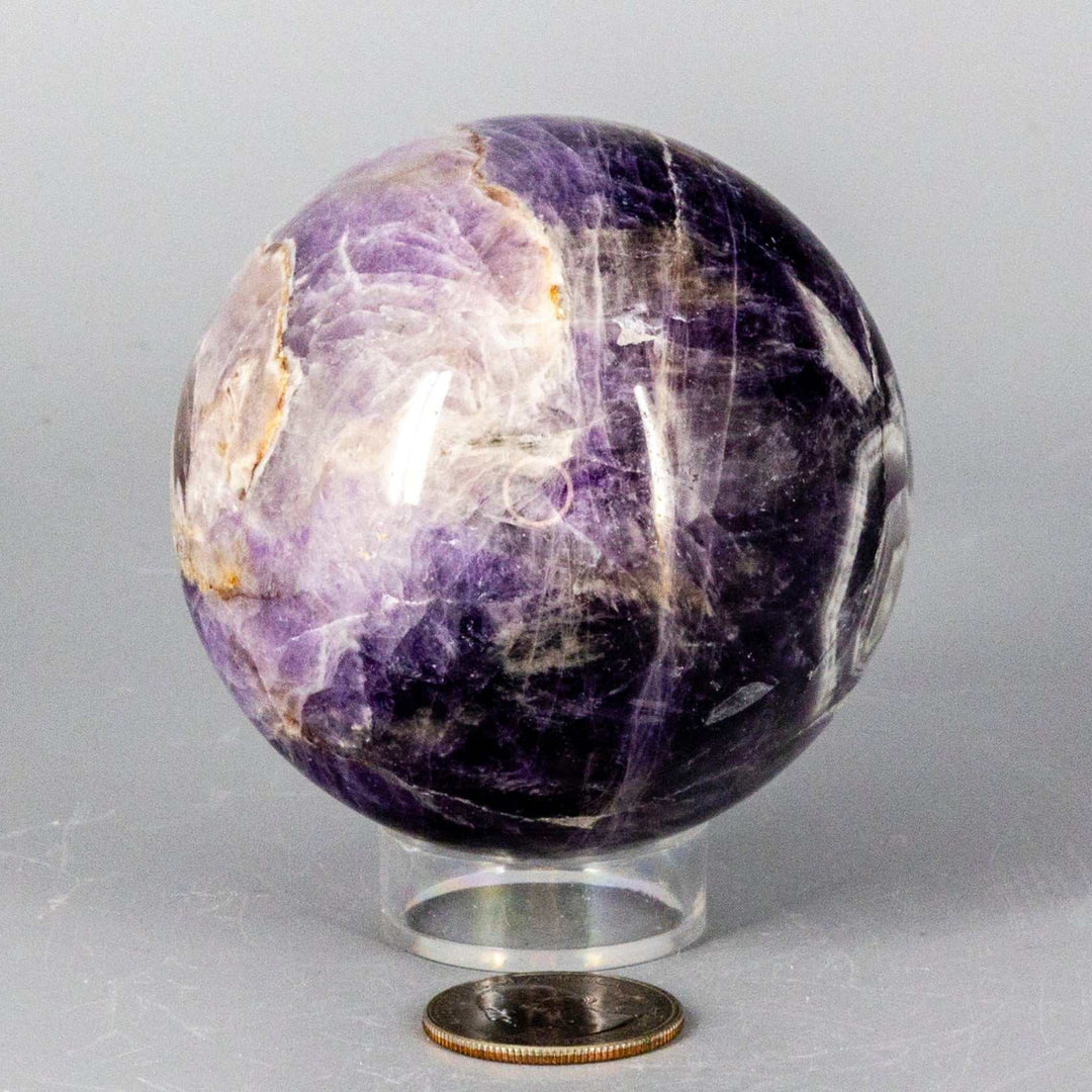 Chevron Amethyst Sphere 58-71MM