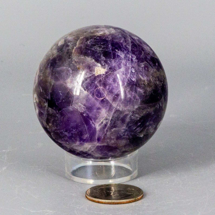 Chevron Amethyst Sphere 58-71MM