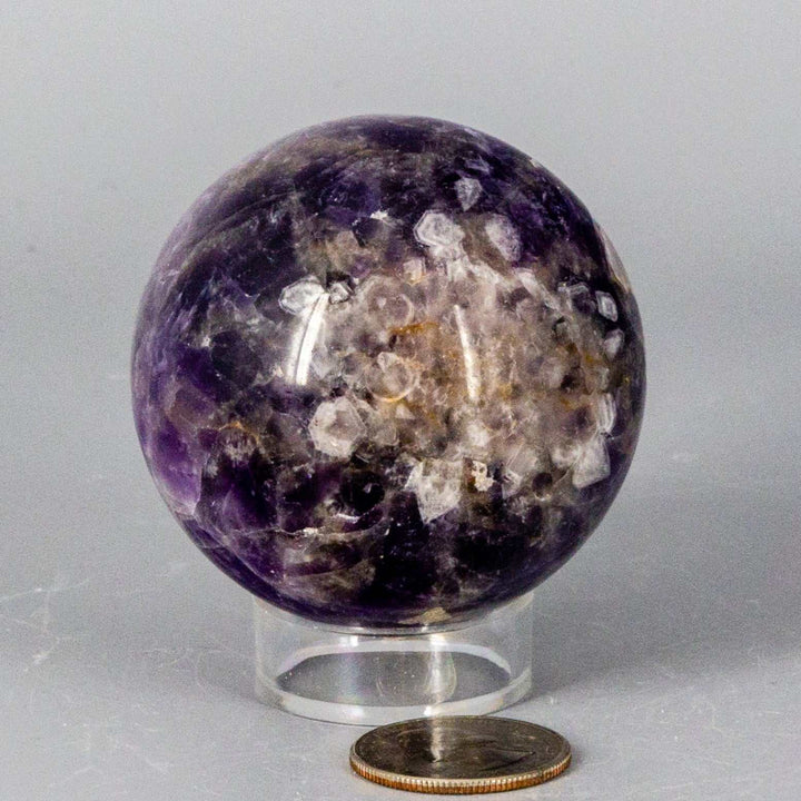 Chevron Amethyst Sphere 58-71MM