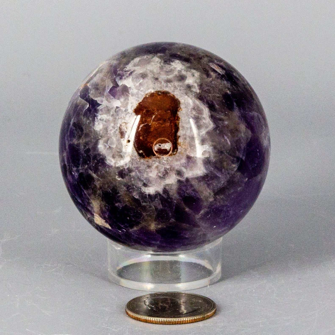 Chevron Amethyst Sphere 58-71MM