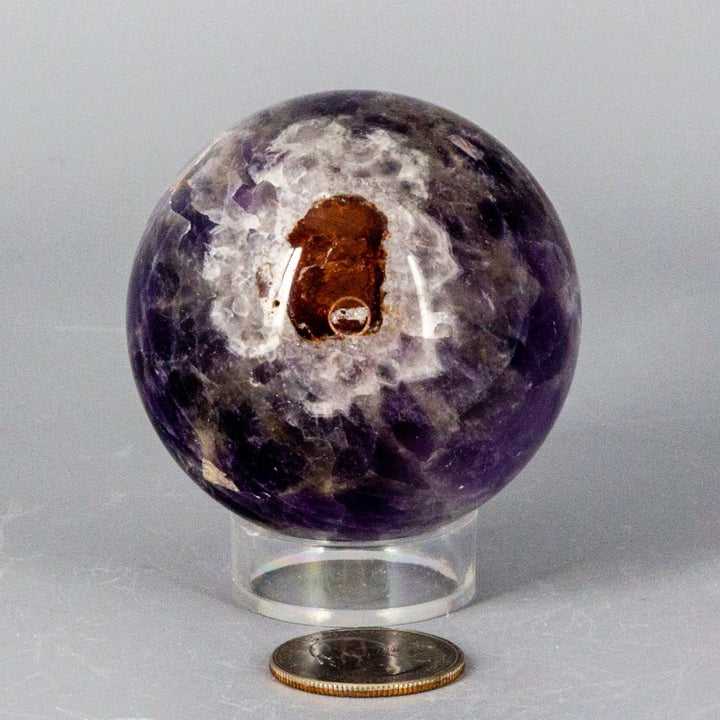 Chevron Amethyst Sphere 58-71MM