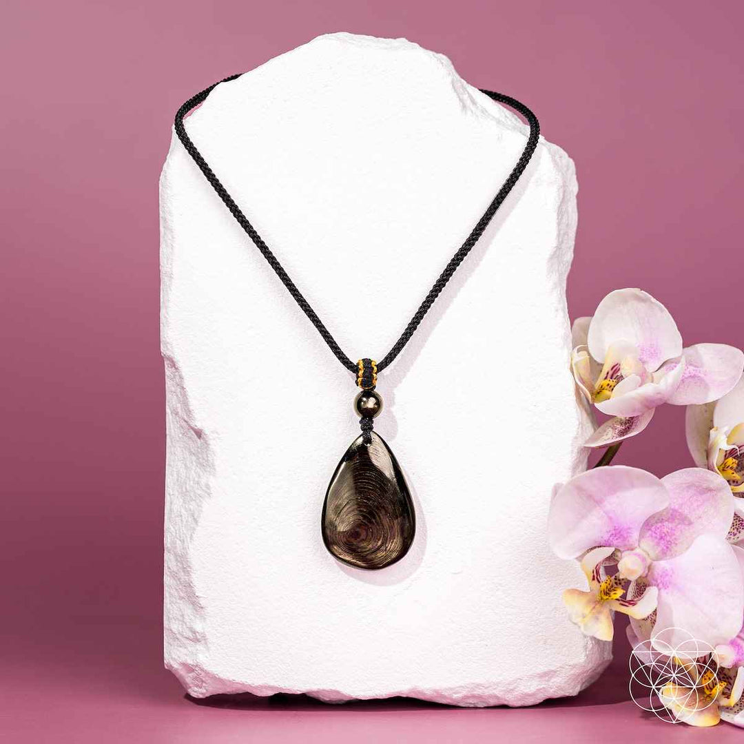Hypersthene Pendant Necklace - Money Manifestation