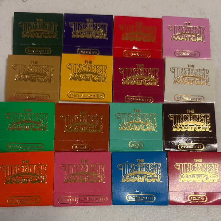 Assorted Incense Matchbook