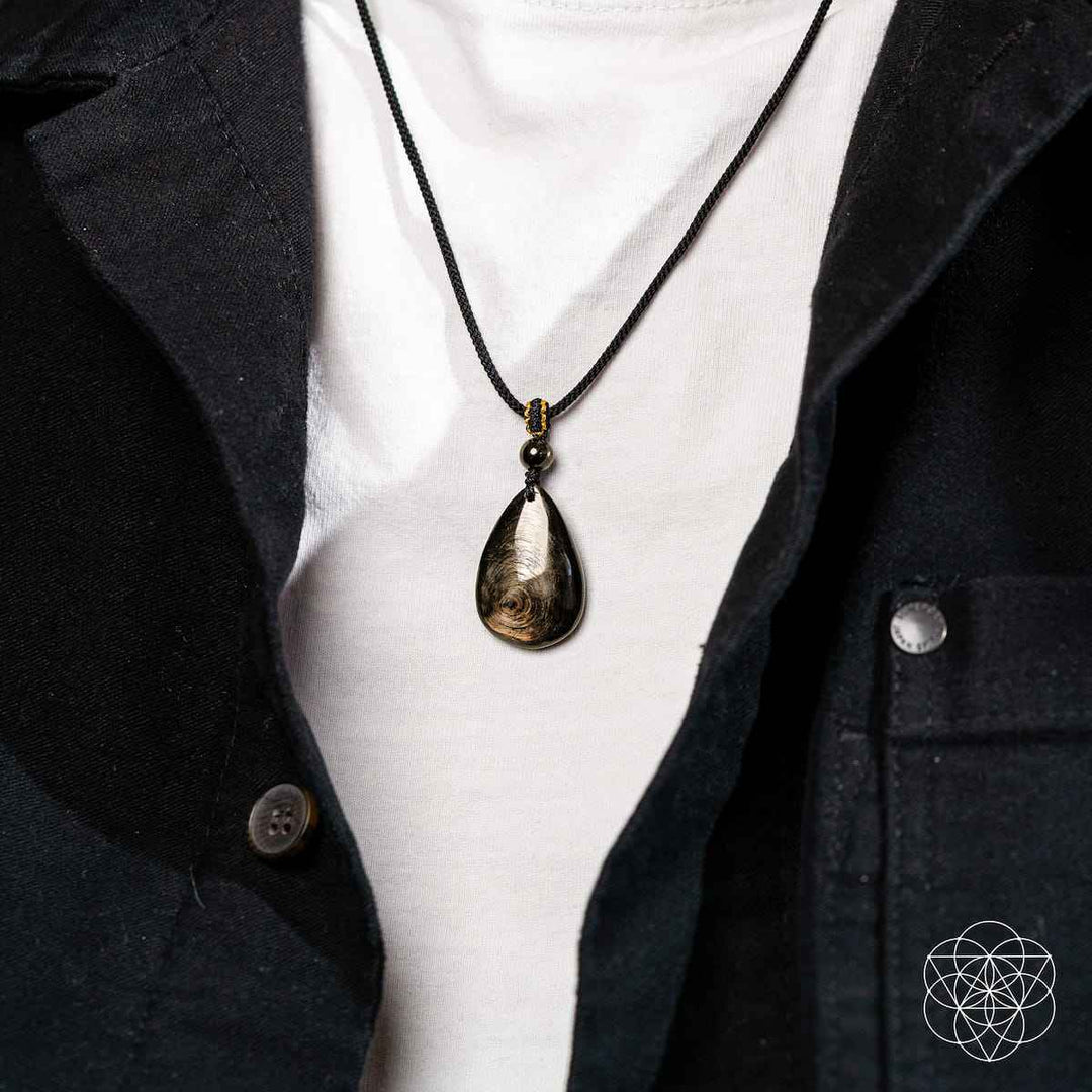 Hypersthene Pendant Necklace - Money Manifestation