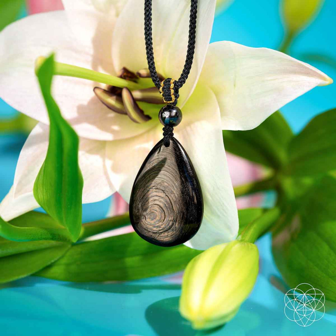 Hypersthene Pendant Necklace - Money Manifestation