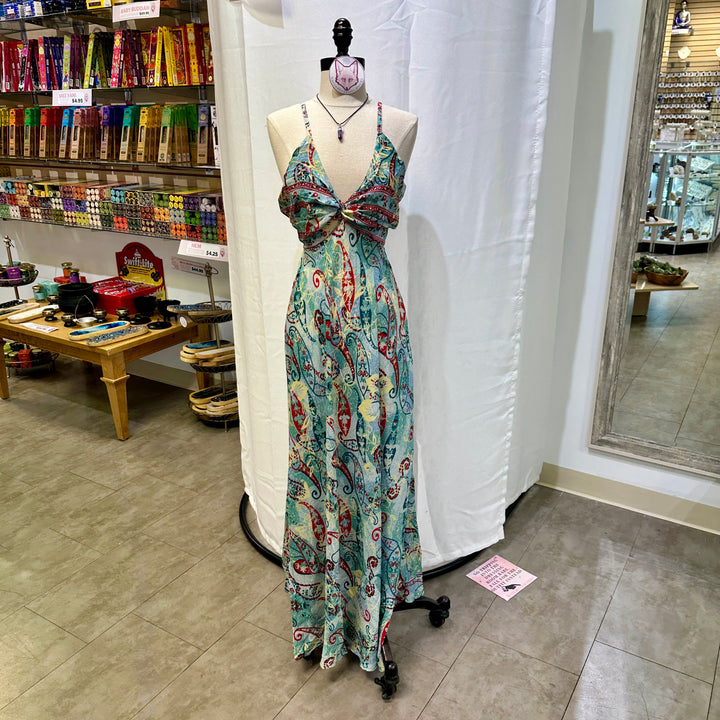Long Sari Boho Summer Sun Dress