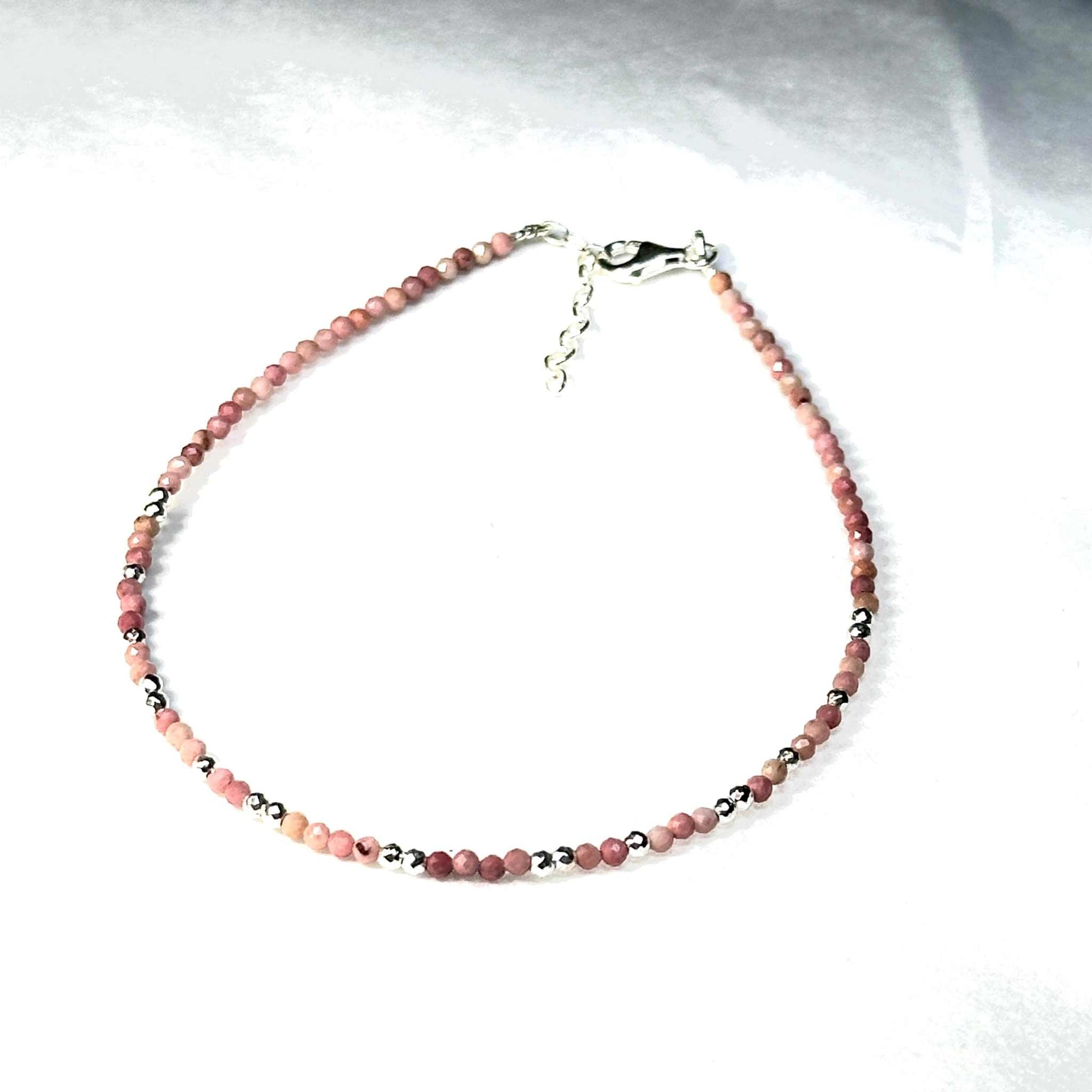 Crystal Anklets Sterling Silver