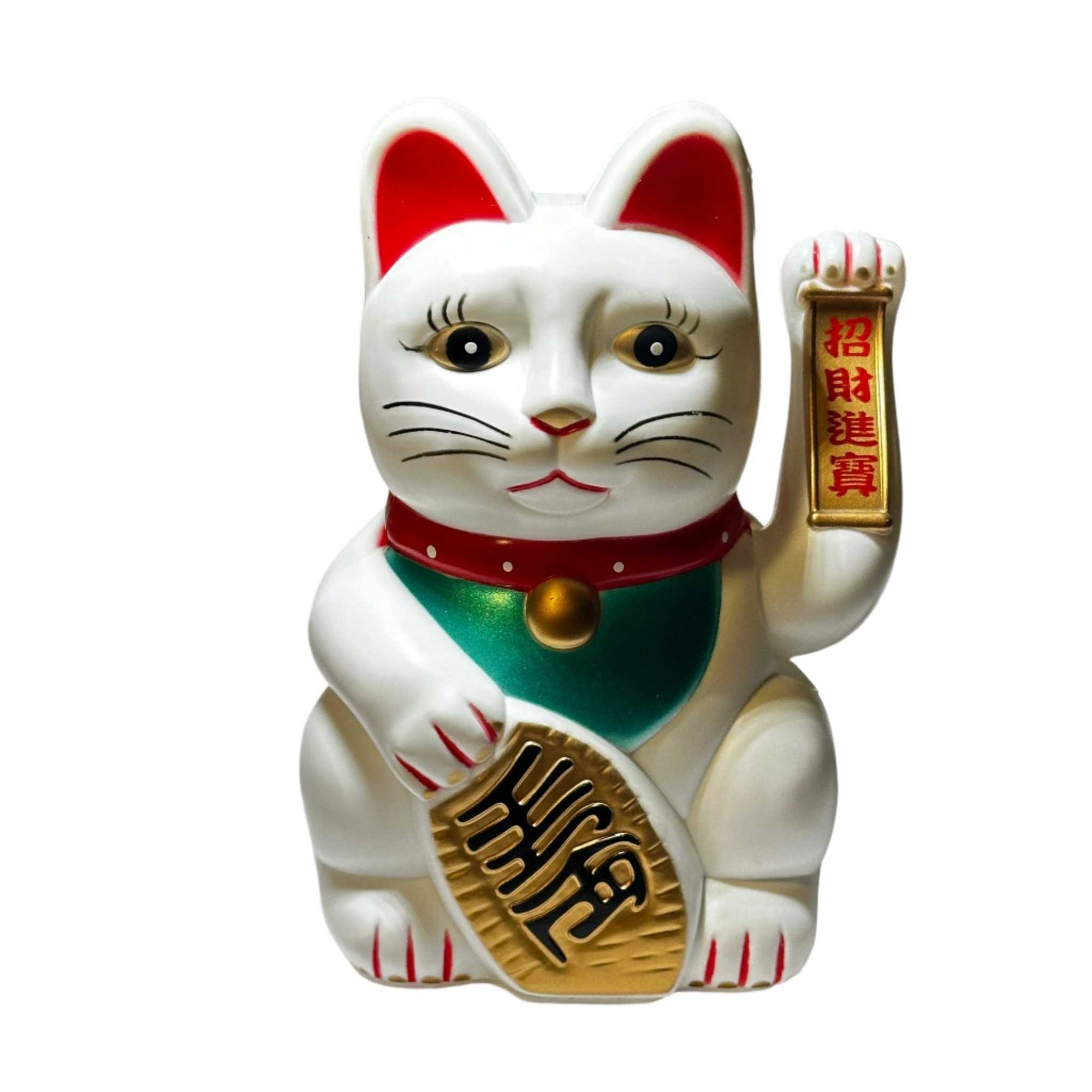 Lucky Waving Cat Money Fortune Figurine