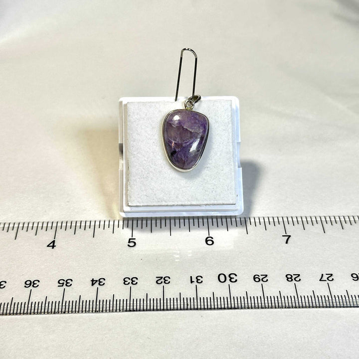 Charoite Pendant 925 Sterling Silver