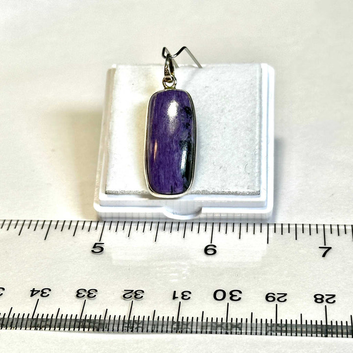 Charoite Pendant 925 Sterling Silver