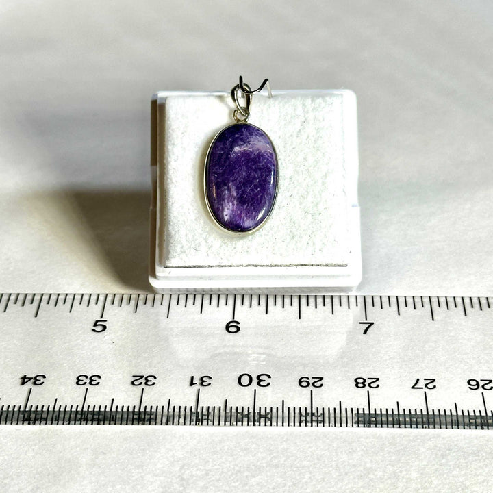 Charoite Pendant 925 Sterling Silver
