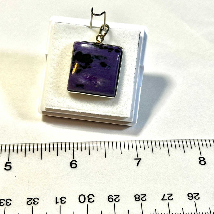 Charoite Pendant 925 Sterling Silver