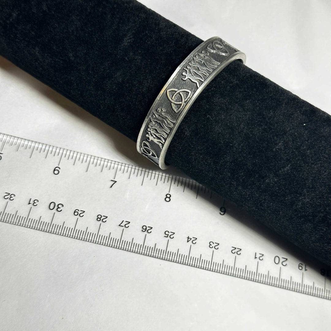 Goddess Sisterhood Pewter Bracelet