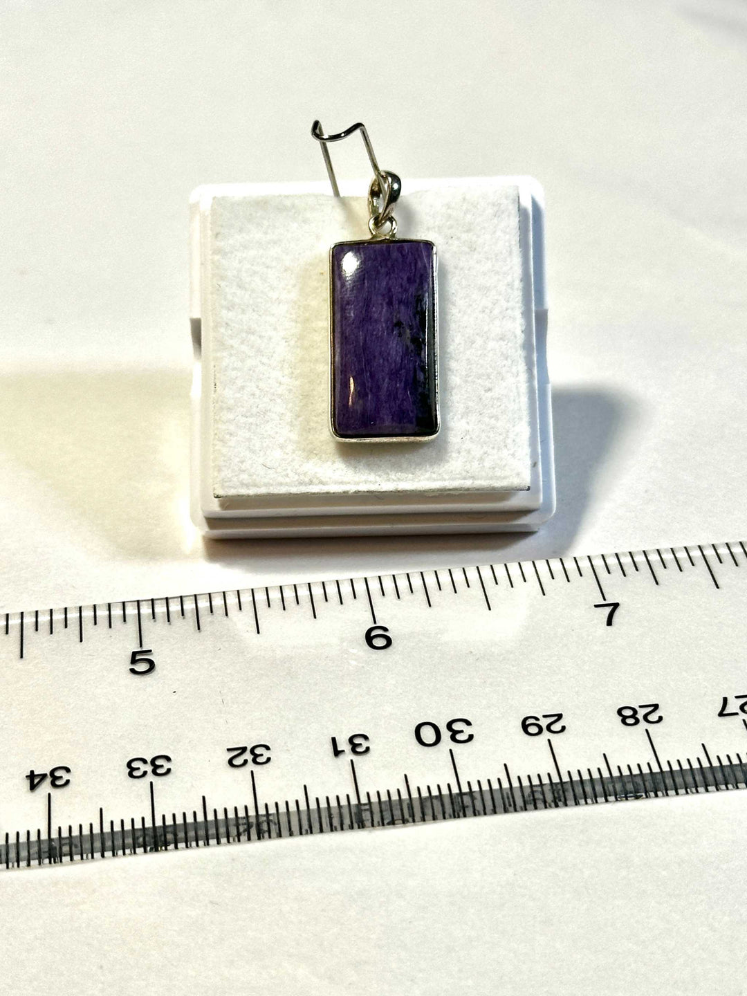 Charoite Pendant 925 Sterling Silver