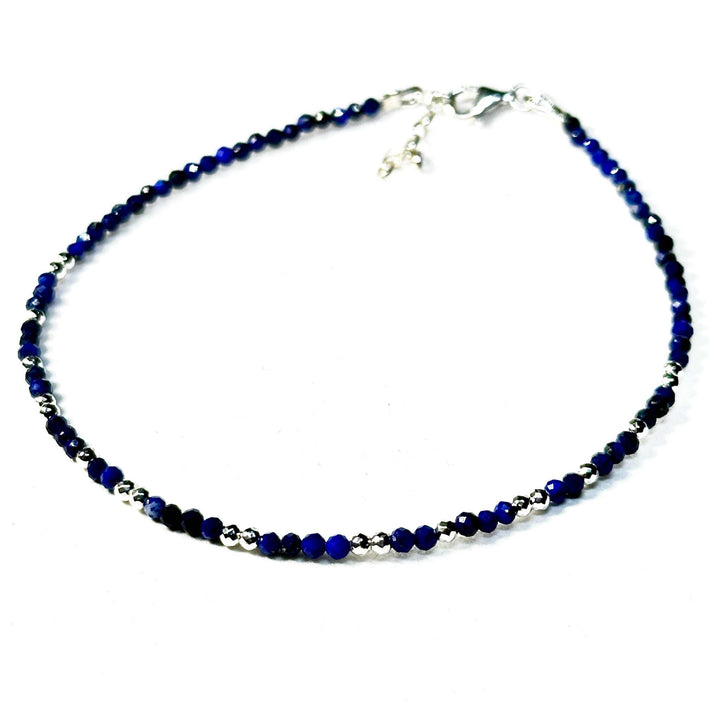 Crystal Anklets Sterling Silver