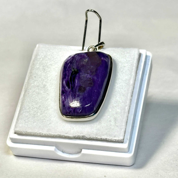 Charoite Pendant 925 Sterling Silver