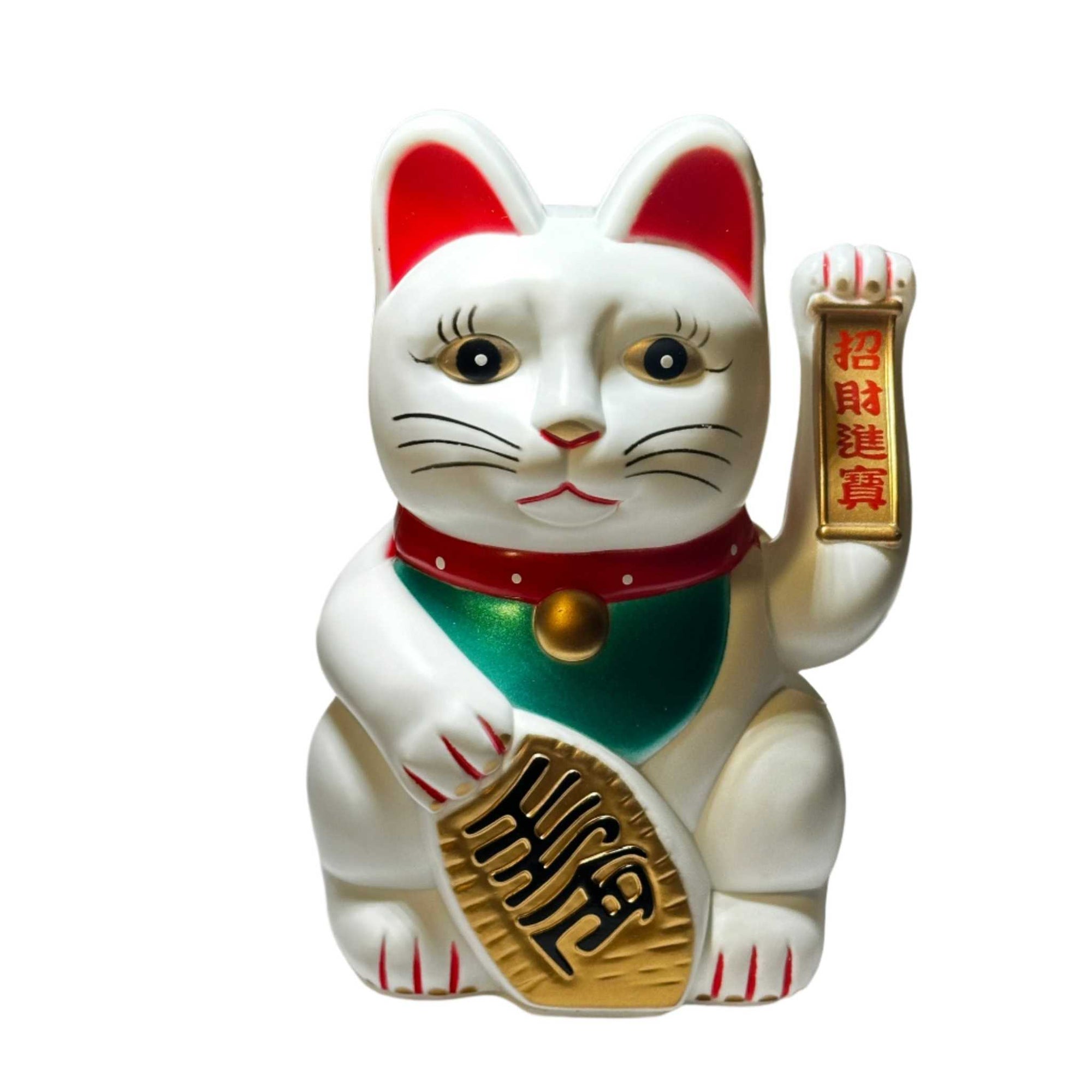 Lucky Waving Cat Money Fortune Figurine