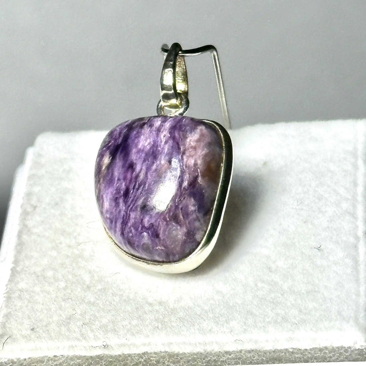 Charoite Pendant 925 Sterling Silver