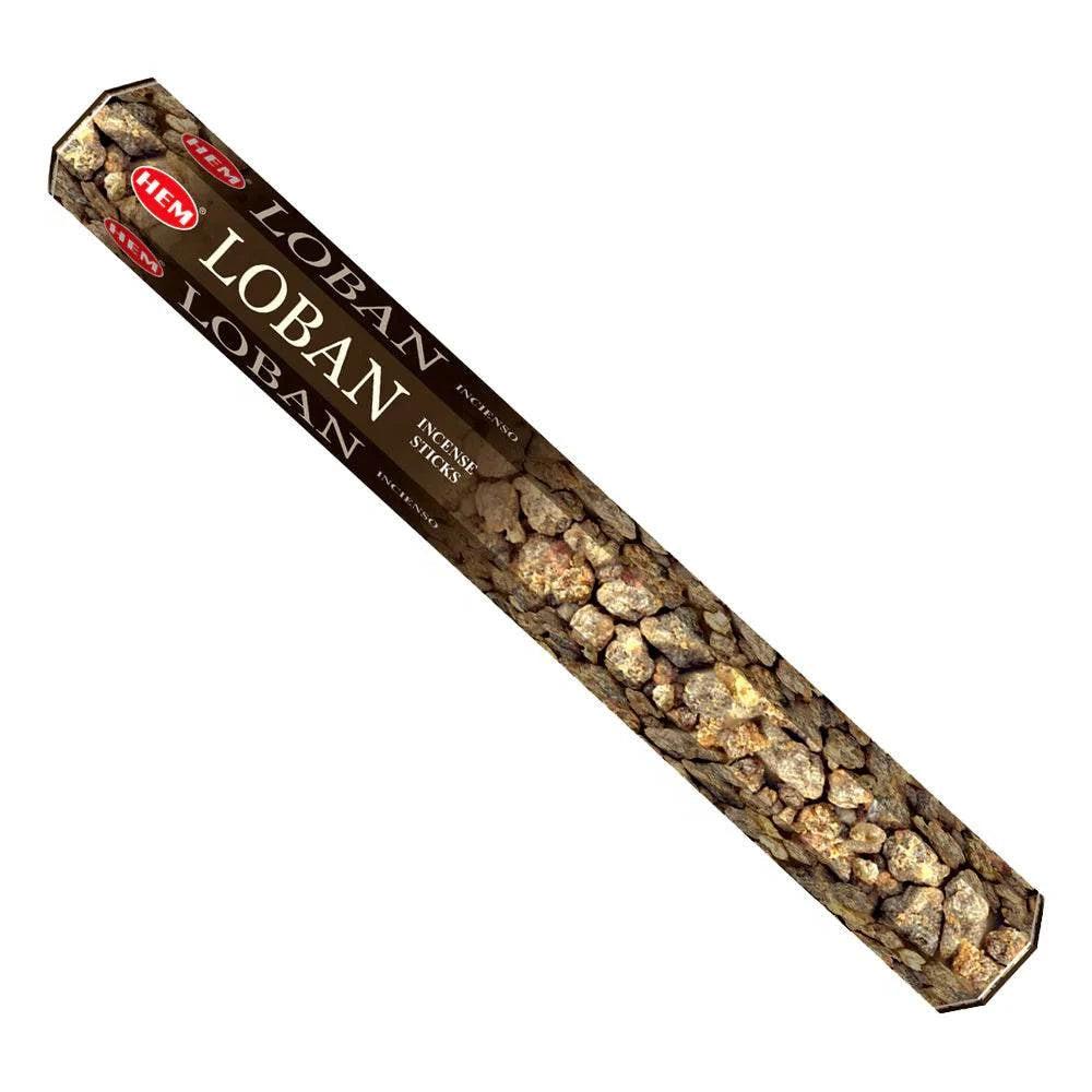 Hem Loban incense package on white background