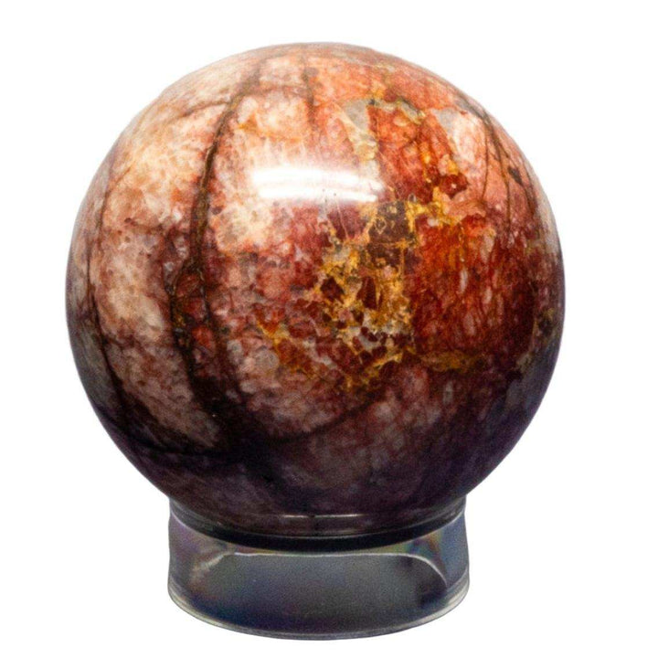 Hematoid "Fire" Quartz Spheres 52-54mm