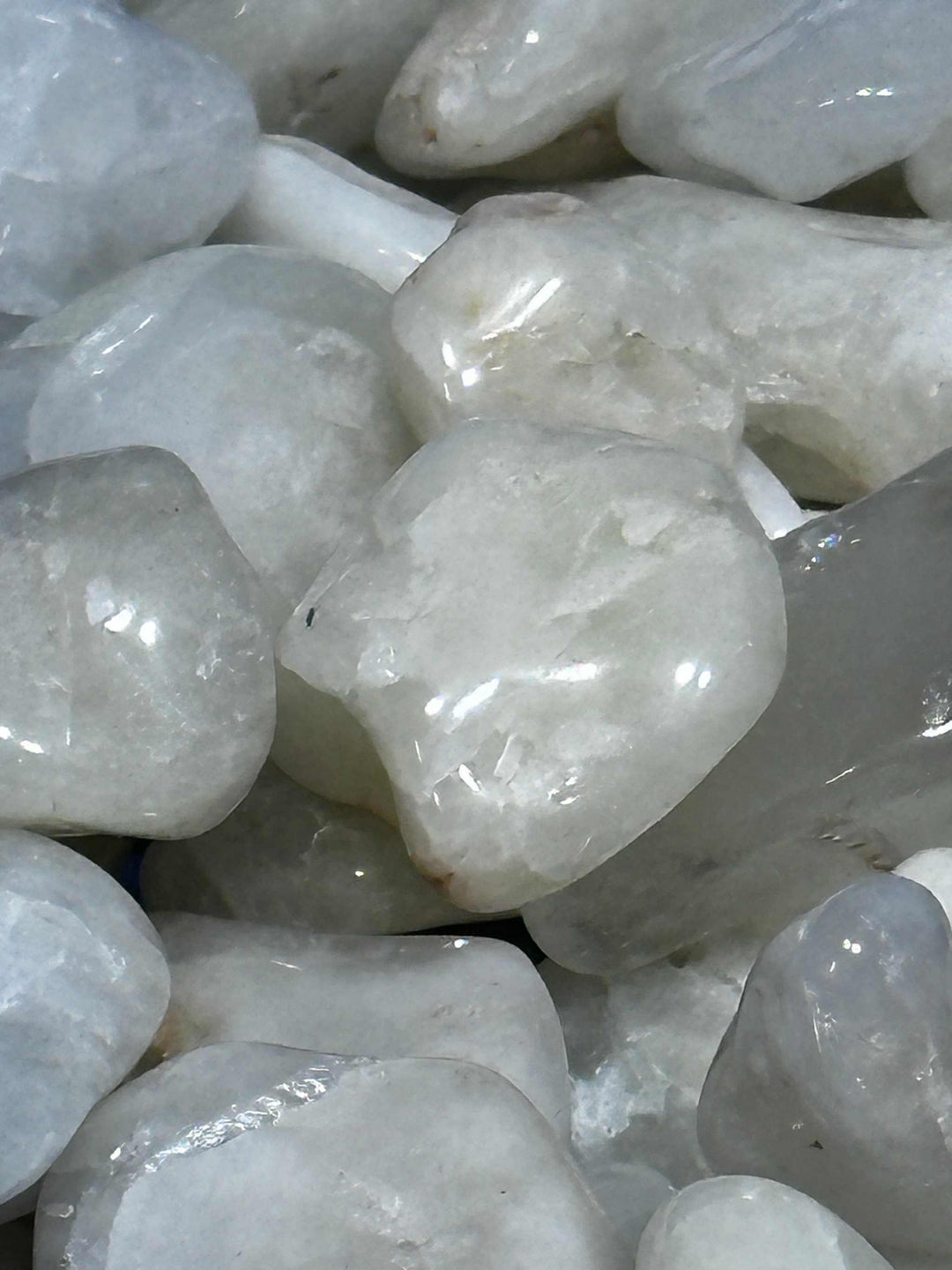Sulfur Quartz Tumbled Stone, Crystals
