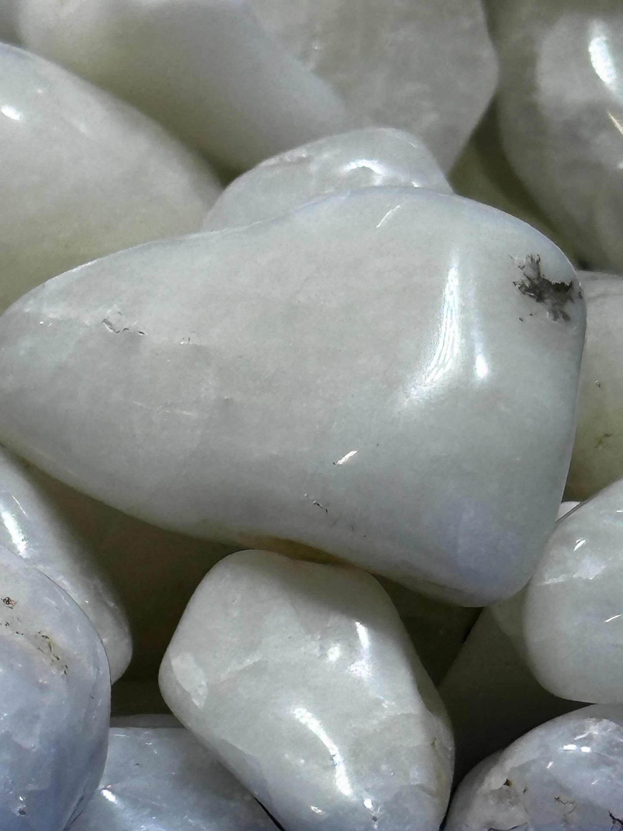Sulfur Quartz Tumbled Stone, Crystals