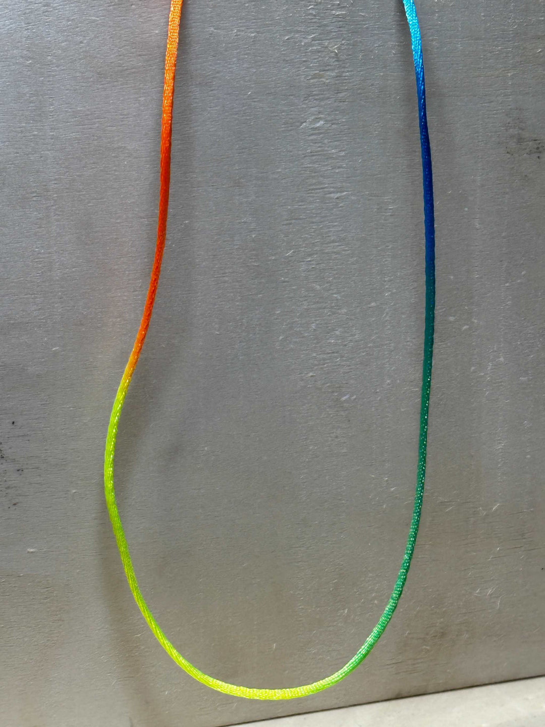 Tie-Dye Rainbow Cords for Necklace