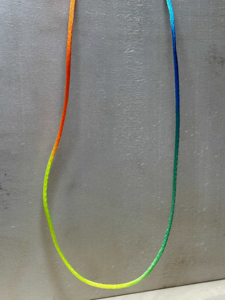 Tie-Dye Rainbow Cords for Necklace