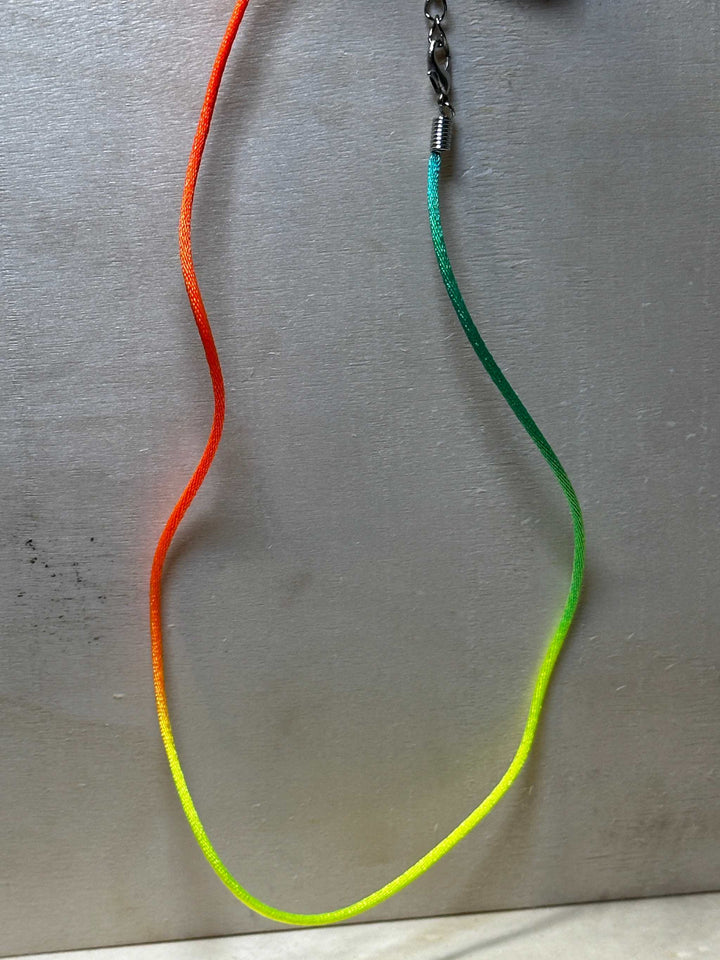 Tie-Dye Rainbow Cords for Necklace