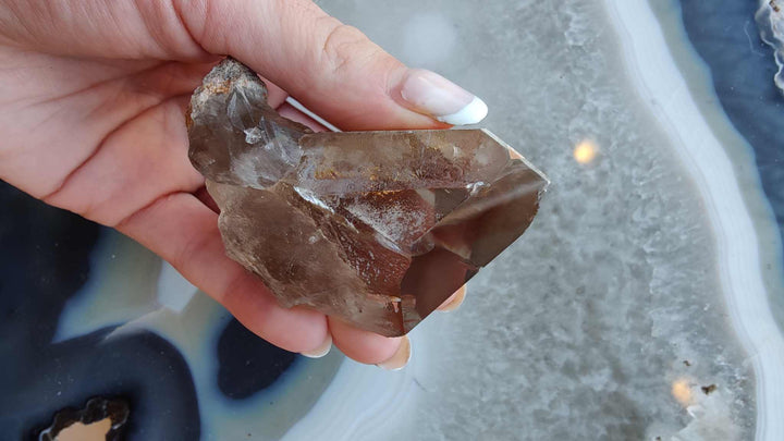 Lodalite Included Smoky Quartz 128g