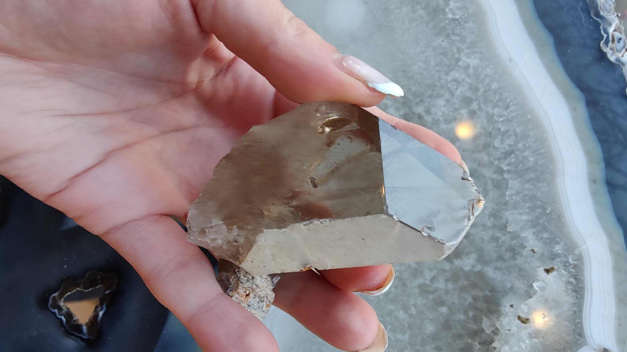 Lodalite Included Smoky Quartz 128g